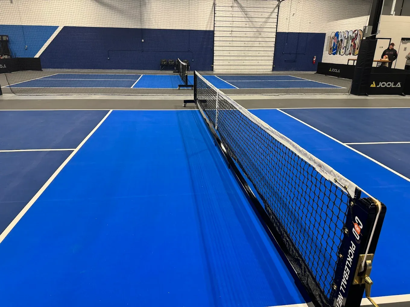 Indoor pickleball courts
